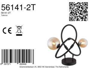 globo-tafellamp-tuberius-messingzwart-glasmetaal-designlamp-g9-56141-2t-8a