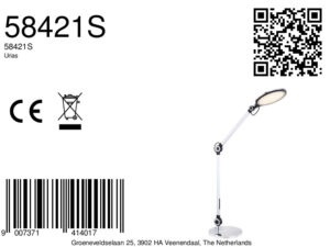 globo-tafellamp-urias-zilver-metaal-bureaulamp-led-58421s-8a