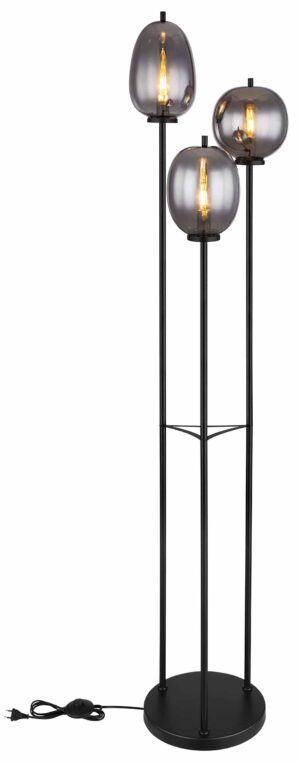 globo-vloerlamp-blacky-zwart-glassmokeglas-ø41cm-e14-15345-3ss-2