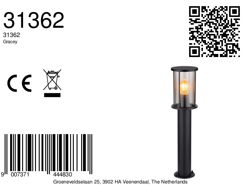 globo-vloerlamp-gracey-zwart-metaal-ø14cm-e27-31362-8a