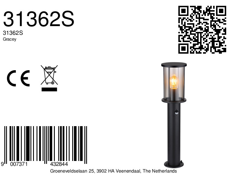 globo-vloerlamp-gracey-zwart-metaal-ø14cm-e27-31362s-8a