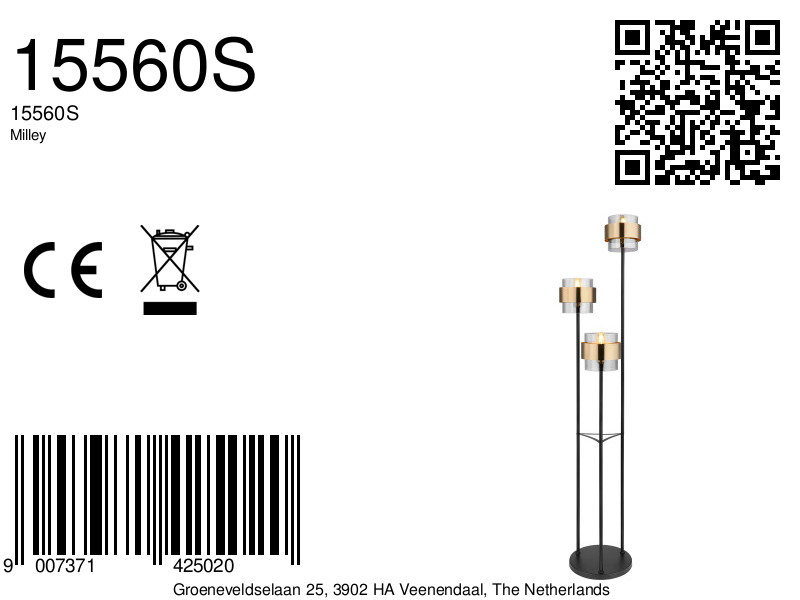 globo-vloerlamp-milley-messingzwart-metaal-ø43cm-e27-15560s-8a