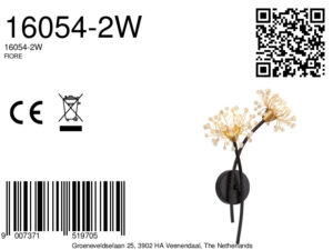 globo-wandlamp-fiore-amberkleurig-glas-g9-16054-2w-8a