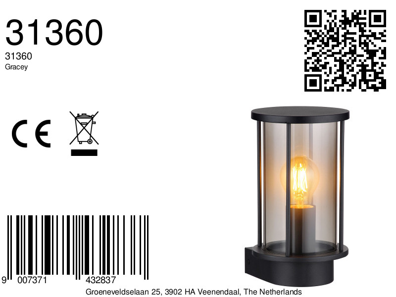 globo-wandlamp-gracey-zwart-metaal-e27-31360-8a