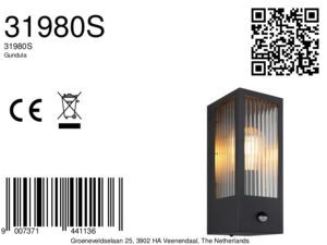 globo-wandlamp-gundula-zwart-metaal-e27-31980s-8a