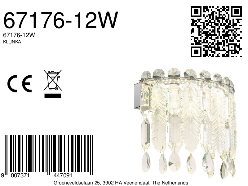 globo-wandlamp-klunka-chroom-glas-led-67176-12w-8a