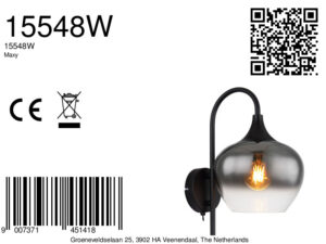 globo-wandlamp-maxy-zwart-glasmetaalsmokeglas-bedlampje-e27-15548w-1