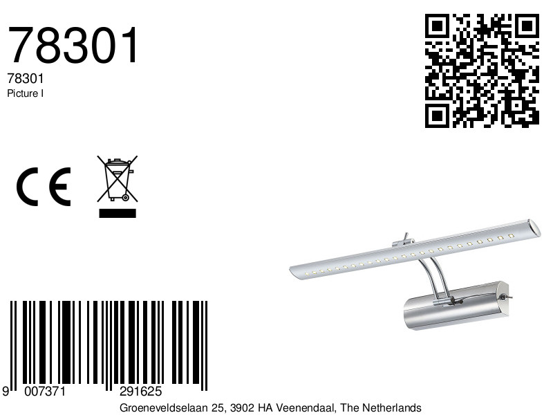 globo-wandlamp-picturei-chroom-metaal-schilderijlamp-led-78301-8a