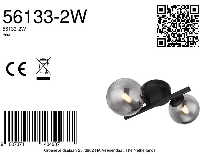 globo-wandlamp-riha-zwart-glasmetaalsmokeglas-kleurglas-lamp-g9-56133-2w-1