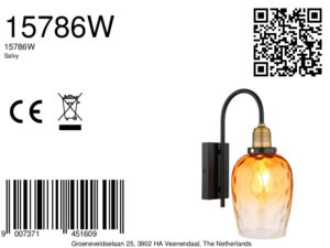 globo-wandlamp-salvy-amberkleurig-glas-bedlampje-e27-15786w-8a
