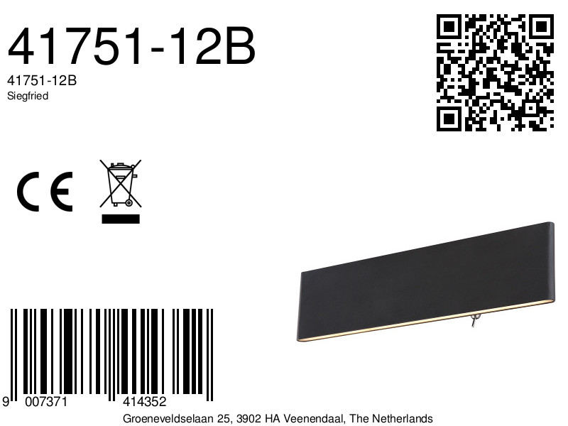 globo-wandlamp-siegfried-zwart-aluminium-led-41751-12b-8a