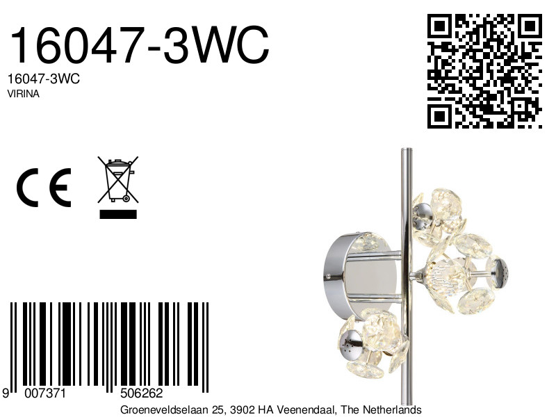 globo-wandlamp-virina-chroom-glas-led-16047-3wc-8a