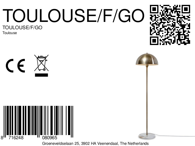 it'saboutromi-vloerlamp-toulouse-goud-metaal-ø40cm-e27-toulouse/f/go-8a