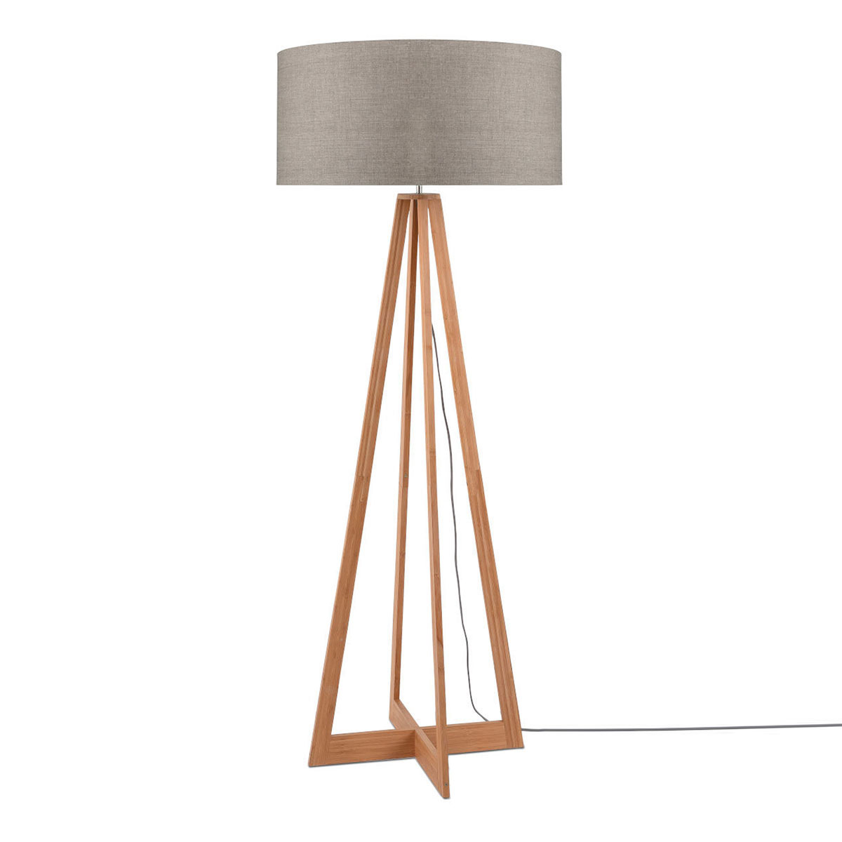 good&mojo-vloerlamp-everest-grijs-bamboelinnen-ø60cm-e27-everest/f/6030/ld-0