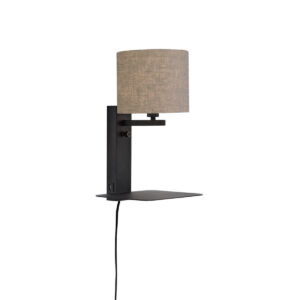 it'saboutromi-wandlamp-florence-grijs-linnenmetaal-bedlampje-e14-florence/wm/b/1815/ld-0