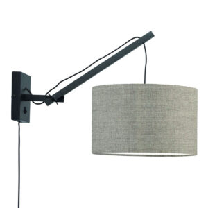 good&mojo-wandlamp-andes-grijs-bamboelinnen-ø32cm-e27-andes/w2/b/3220/ld-0