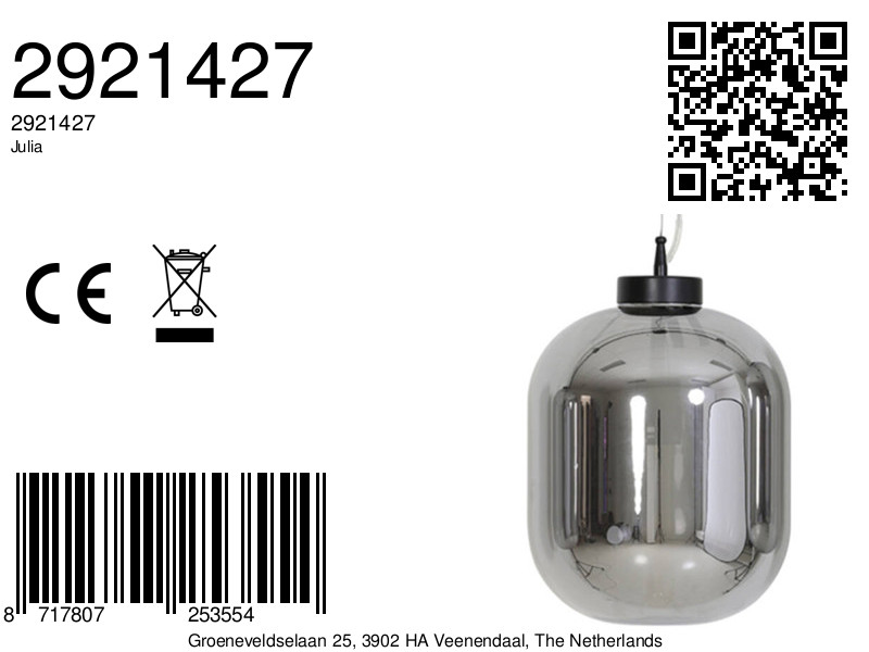 light&living-hanglamp-julia-zwart-glassmokeglas-ø25cm-e27-2921427-8a