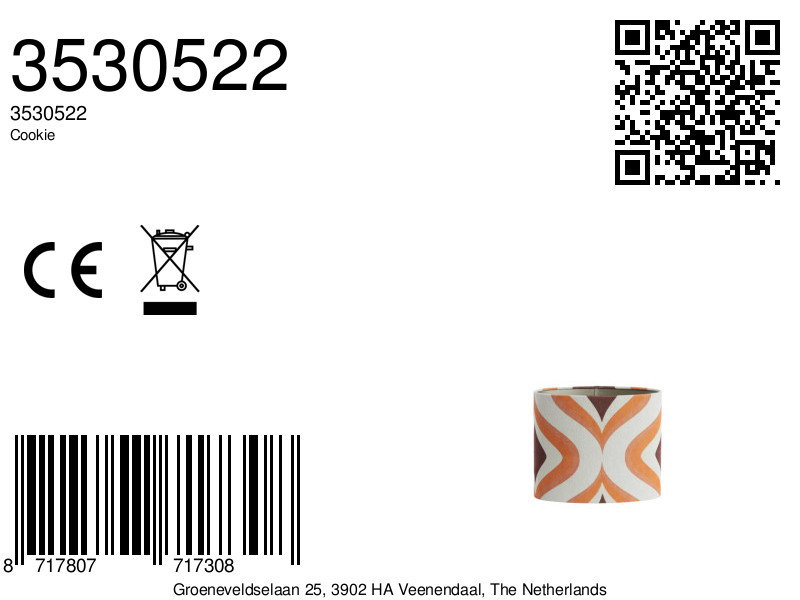 light&living-kap-cookie-oranje-textiel-e27-3530522-8a