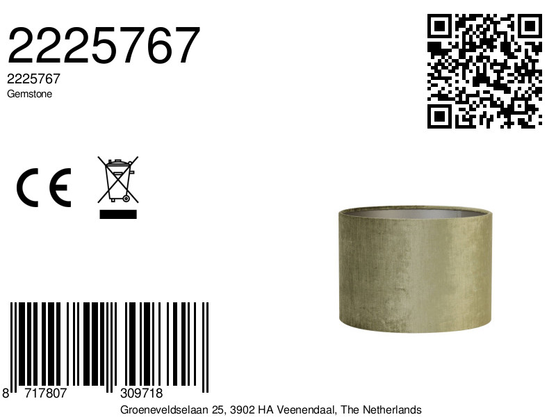 light&living-kap-gemstone-groen-textiel-ø25cm-e27-2225767-1