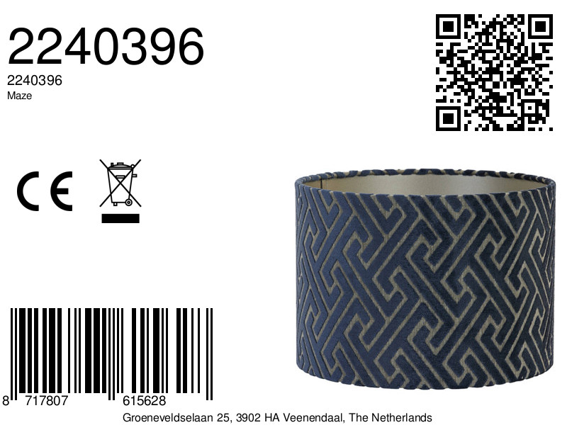 light&living-kap-maze-blauw-textiel-ø40cm-e27-2240396-8a