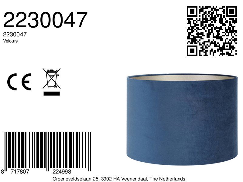 light&living-kap-velours-blauw-textiel-ø30cm-e27-2230047-1