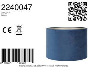 light&living-kap-velours-blauw-textiel-ø40cm-e27-2240047-1