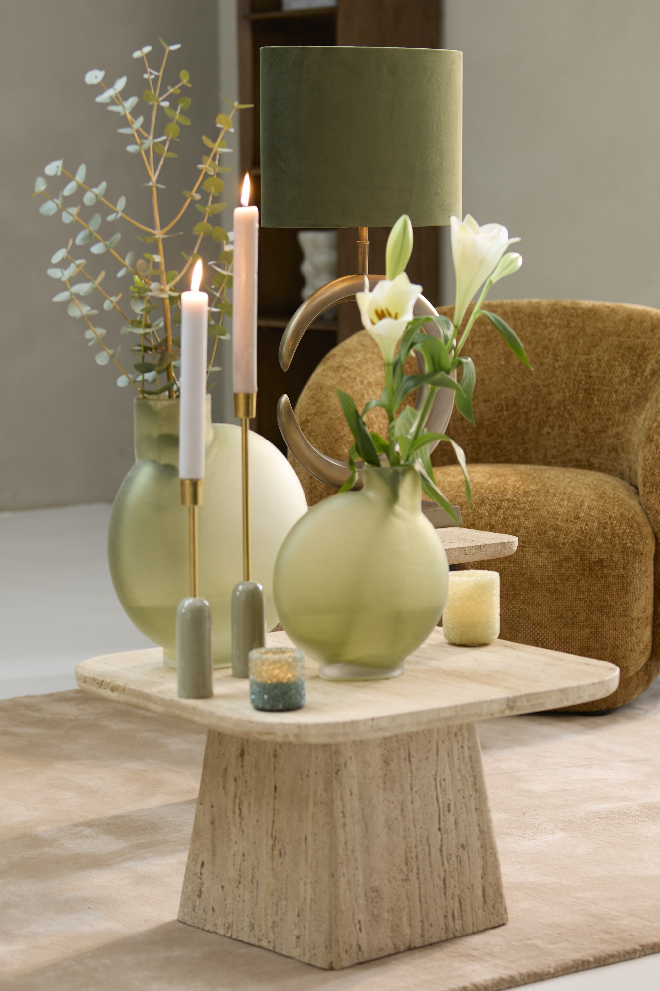 light&living-kap-velours-groen-textiel-e27-3538282-3