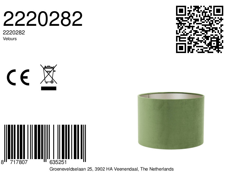 light&living-kap-velours-groen-textiel-ø20cm-e27-2220282-1