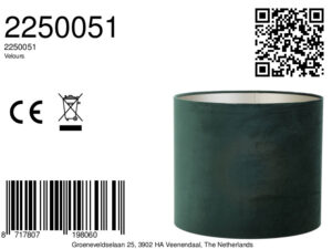 light&living-kap-velours-groen-textiel-ø50cm-e27-2250051-8a