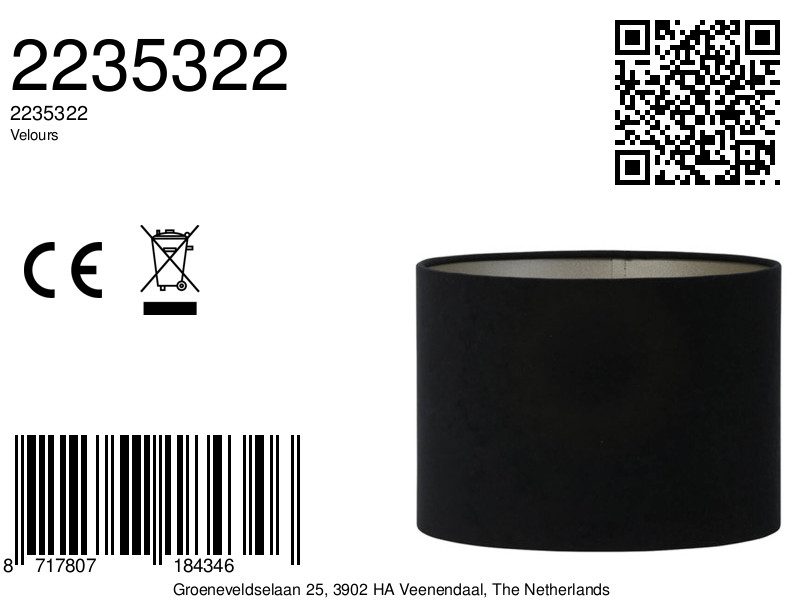 light&living-kap-velours-zwart-textiel-ø35cm-e27-2235322-1