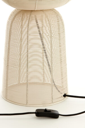 light&living-tafellamp-aboso-beige-metaal-e27-1883443-1