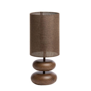 light&living-tafellamp-danialo-beigebruin-katoenmetaal-ø22cm-e27-1885552-552