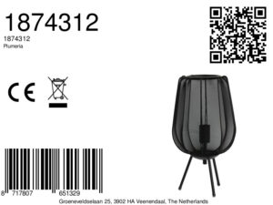 light&living-tafellamp-plumeria-zwart-polyester-e27-1874312-8a