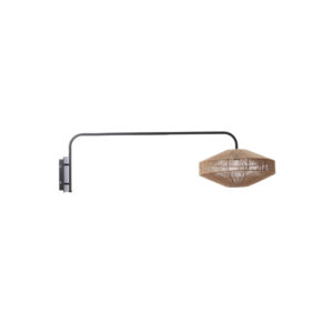 light&living-wandlamp-lyra-bruin-metaal-e27-3126084-1