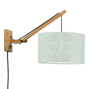 good&mojo-wandlamp-andes-grijs-bamboelinnen-ø32cm-e27-andes/w2/n/3220/ll-0