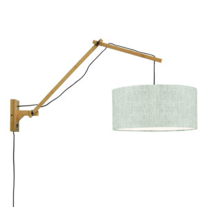 good&mojo-wandlamp-andes-grijs-bamboelinnen-ø47cm-e27-andes/w3/n/4723/ll-0