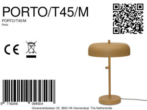 it'saboutromi-tafellamp-porto-oranje-metaal-ø30cm-e27-porto/t45/m-8a