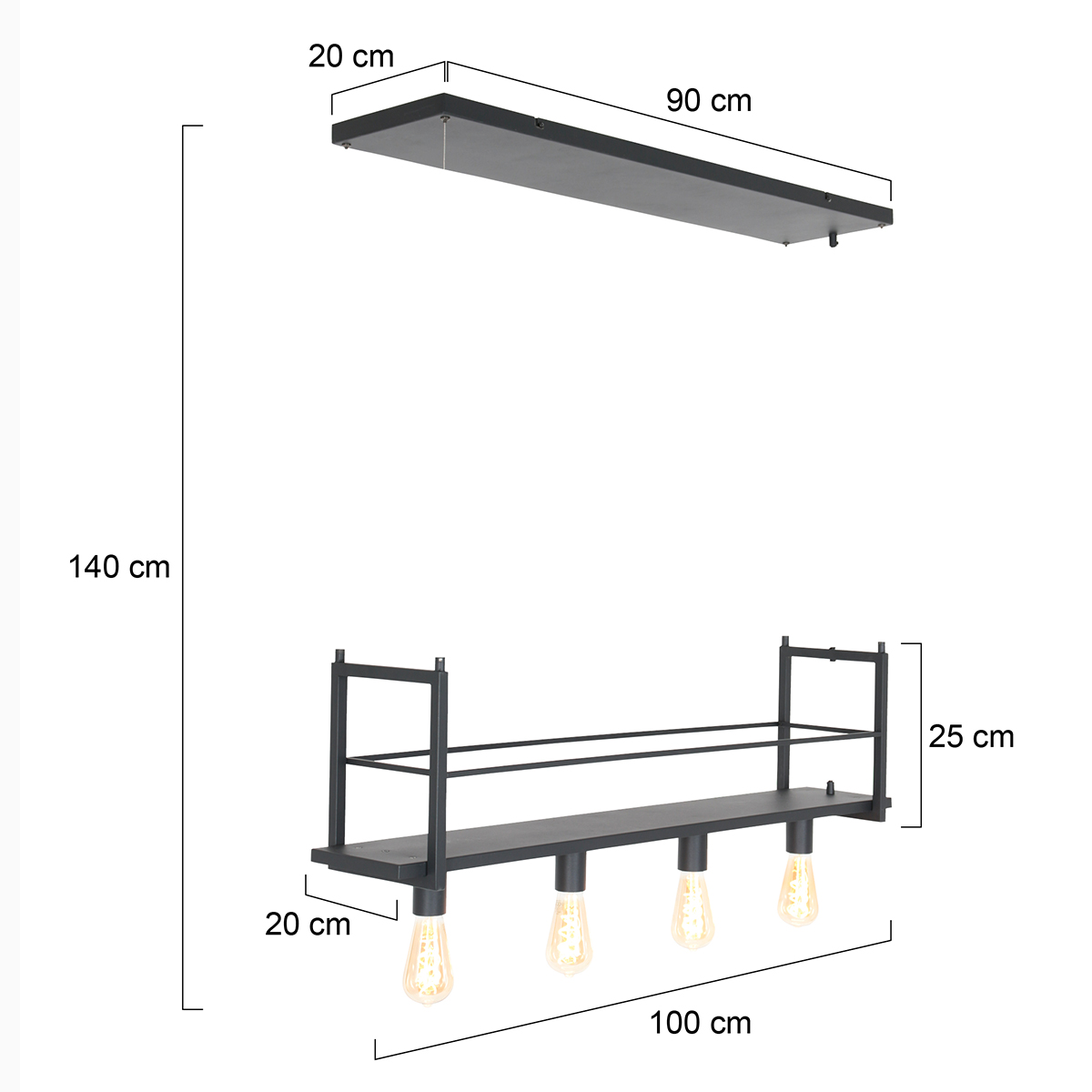 mexlite-hanglamp-buckley-zwart-metaal-groteeettafellamp-e27-2983zw-7
