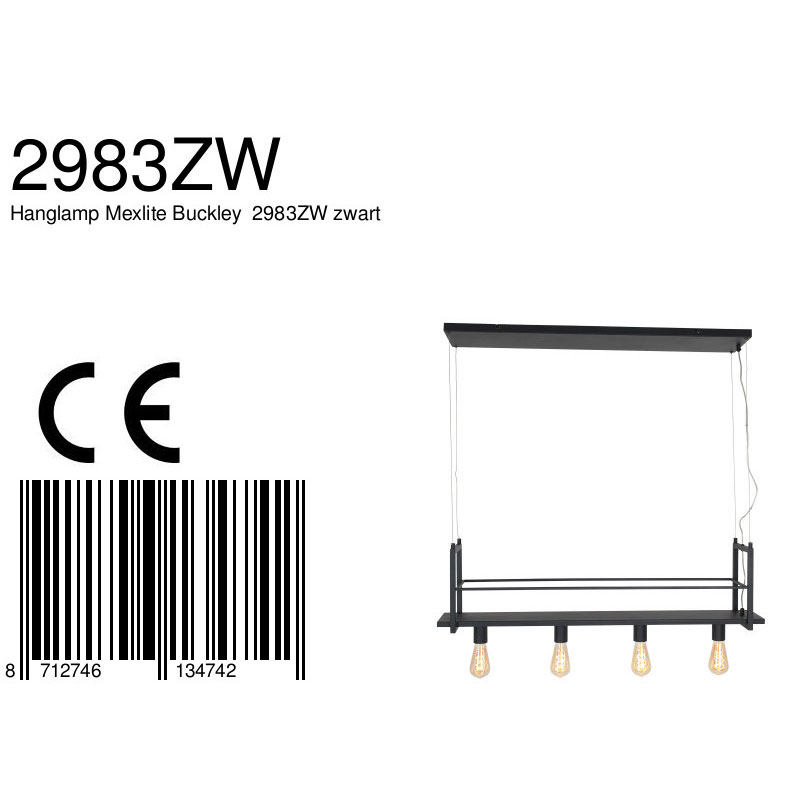 mexlite-hanglamp-buckley-zwart-metaal-groteeettafellamp-e27-2983zw-8a