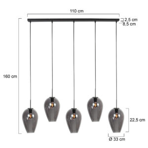mexlite-hanglamp-haloswap-zwart-glas-groteeettafellamp-e27-4284zw-7