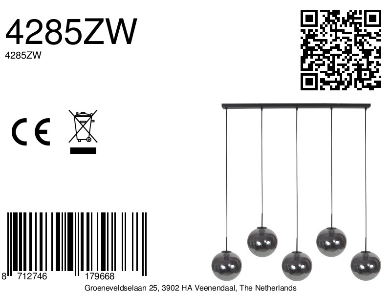 mexlite-hanglamp-haloswap-zwart-glas-groteeettafellamp-e27-4285zw-8a