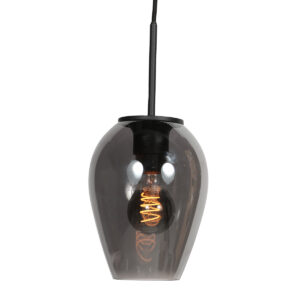 mexlite-hanglamp-haloswap-zwart-glassmokeglas-bedlampje-e27-4290zw-4