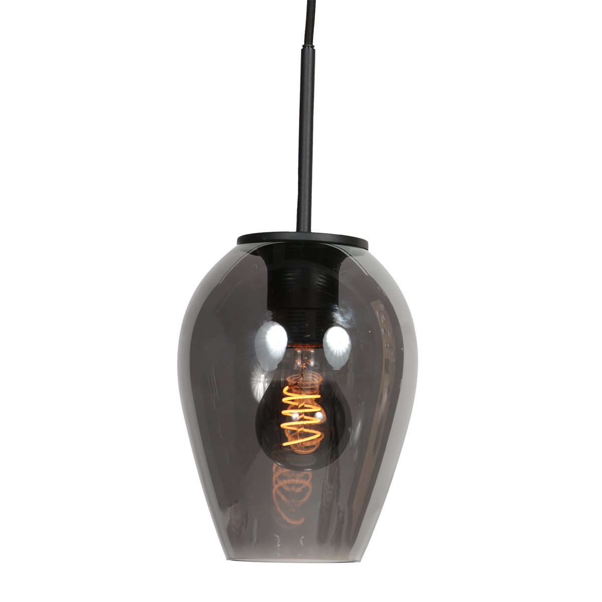 mexlite-hanglamp-haloswap-zwart-glassmokeglas-bedlampje-e27-4290zw-4