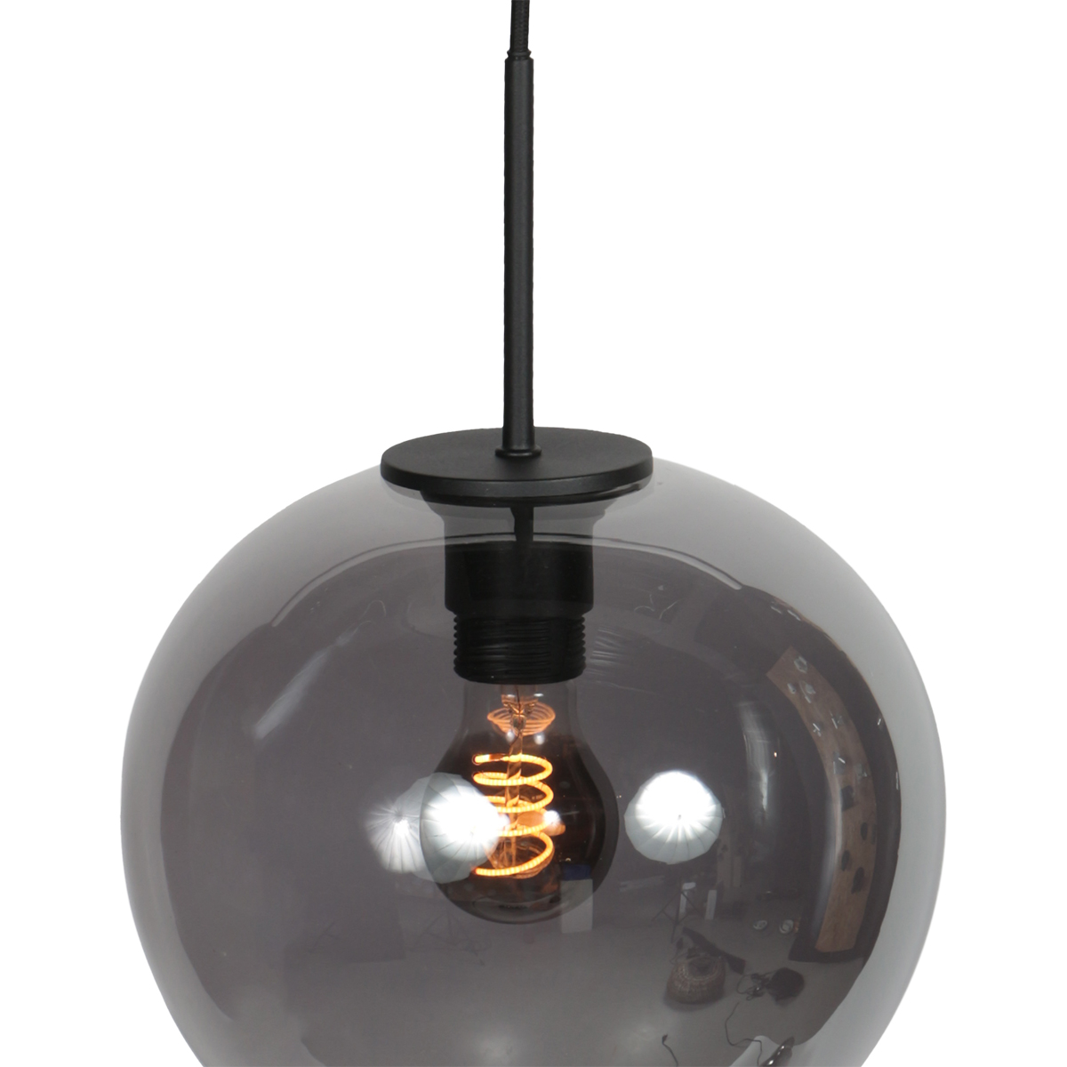mexlite-hanglamp-haloswap-zwart-glassmokeglas-bedlampje-e27-4293zw-5