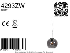 mexlite-hanglamp-haloswap-zwart-glassmokeglas-bedlampje-e27-4293zw-8a