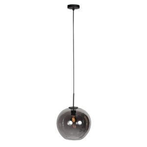 mexlite-hanglamp-haloswap-zwart-glassmokeglas-bedlampje-e27-4294zw-0