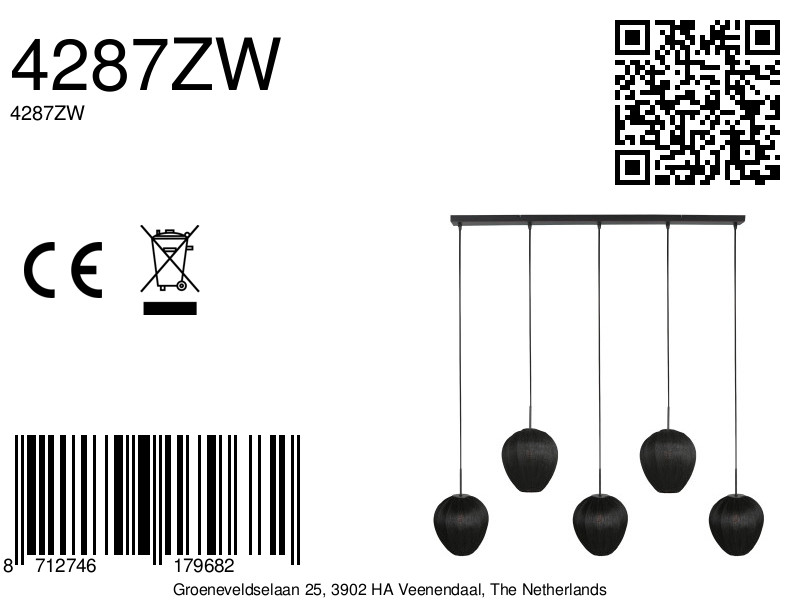 mexlite-hanglamp-haloswap-zwart-linnen-groteeettafellamp-e27-4287zw-8a