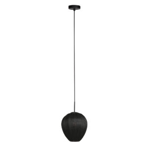 mexlite-hanglamp-haloswap-zwart-linnen-ø25cm-e27-4297zw-1