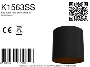 mexlite-kap-shade-zwart-linnen-ø20cm-e27-k1563ss-8a