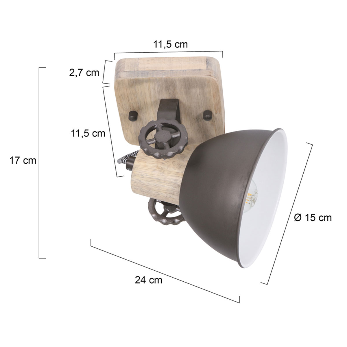 mexlite-spot-gearwood-antraciet-metaalrubberwood-opbouwspot-e27-7968a-7